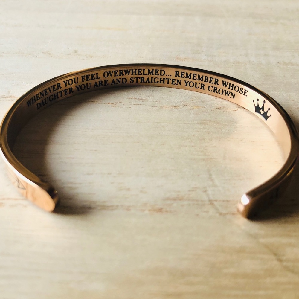 Straighten Your Crown - Gold Cuff